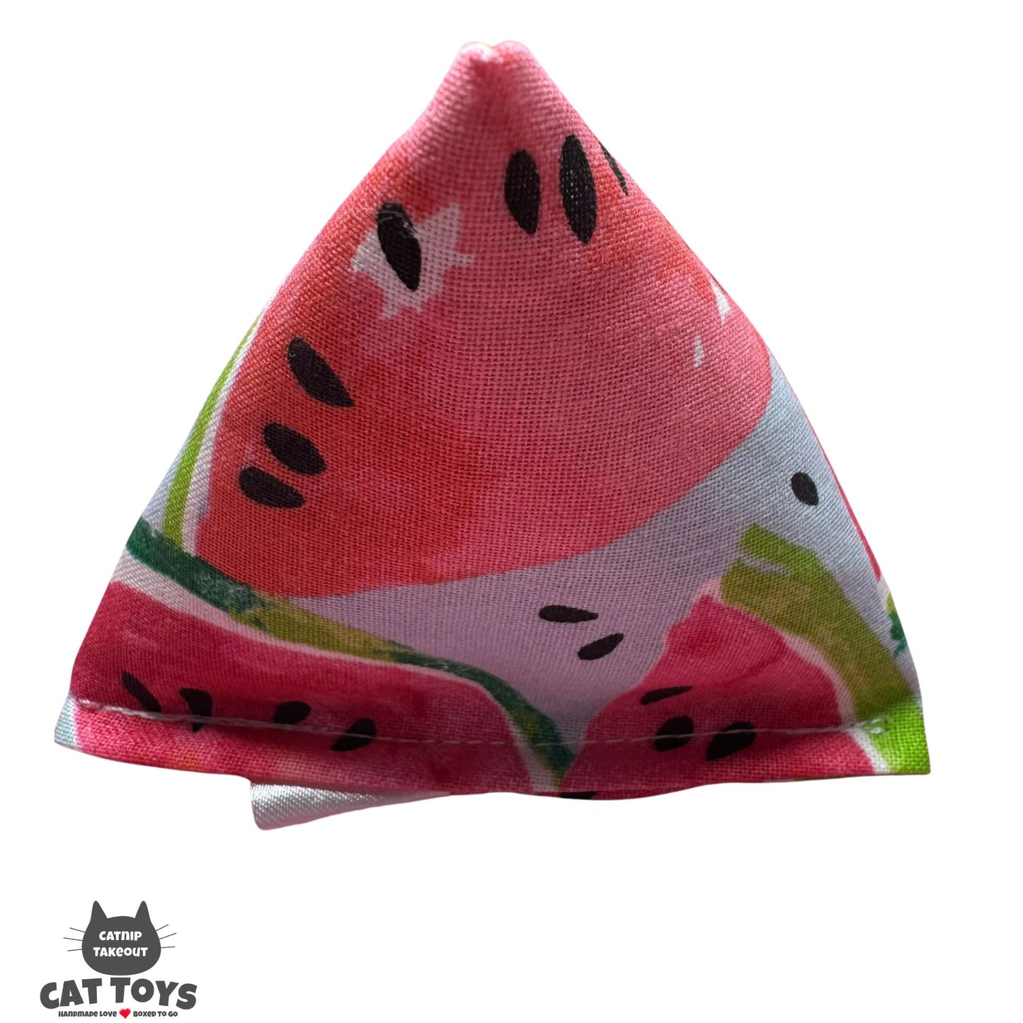 Watermelon Catnip Cat Toy Happy Sack