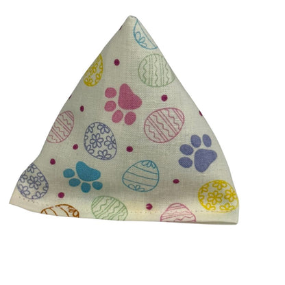 Easter egg and paw print catnip toy for kittens and small indoor cats