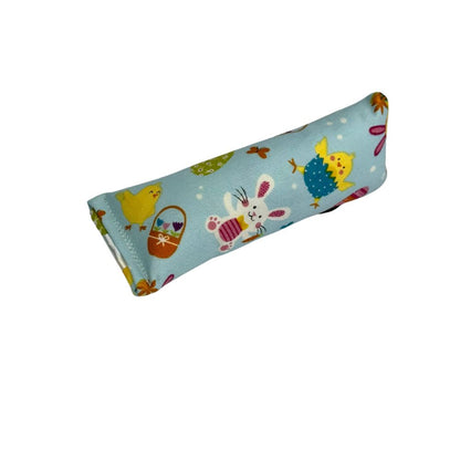 Mini kicker cat toy with chicks and bunnies filled with catnip for playful kittens