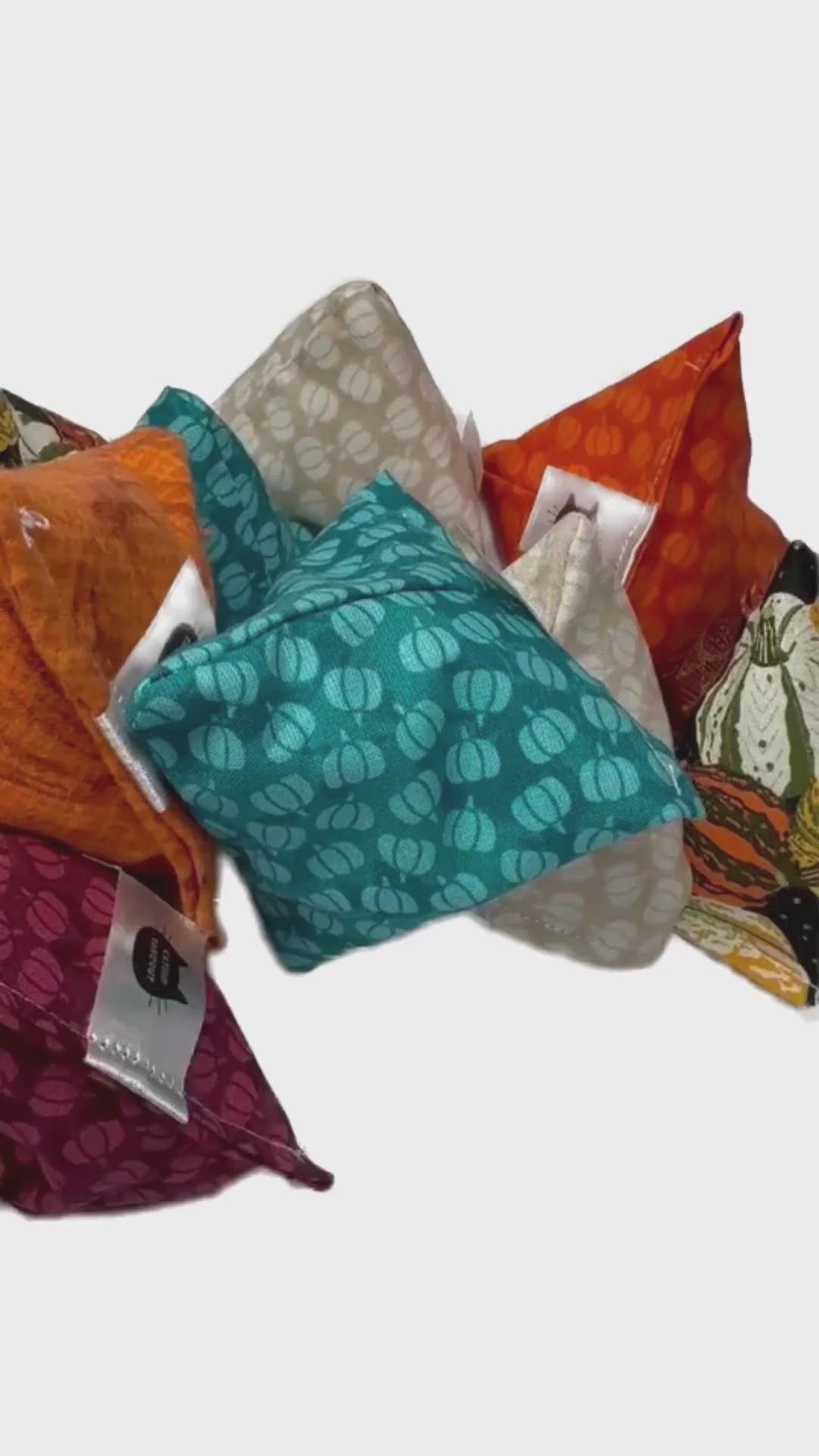 Load video: Turkey Catnip Cat toy from CatnipTakeout.  A video of what the toys look like, more detail of fabric.