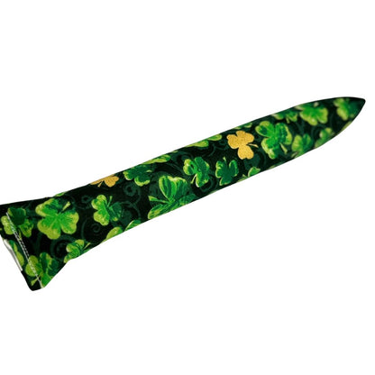 Mixed clover pattern kicker cat toy filled with catnip for indoor cats