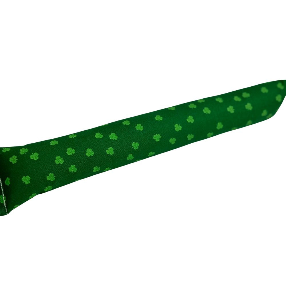 Green clovers St. Patrick’s Day kicker cat toy with catnip