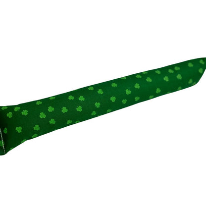 Green clovers St. Patrick’s Day kicker cat toy with catnip